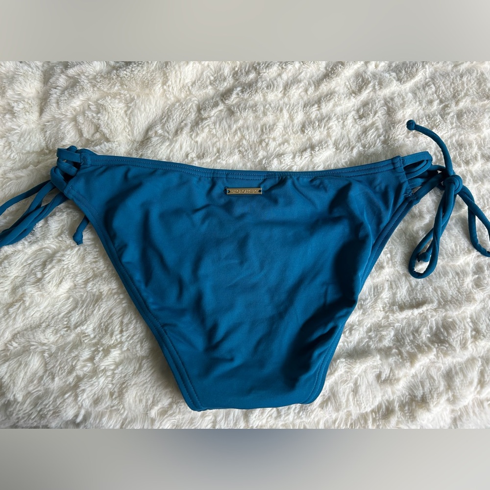 Vince Camuto Blue Bikini Adjustable Side Ties